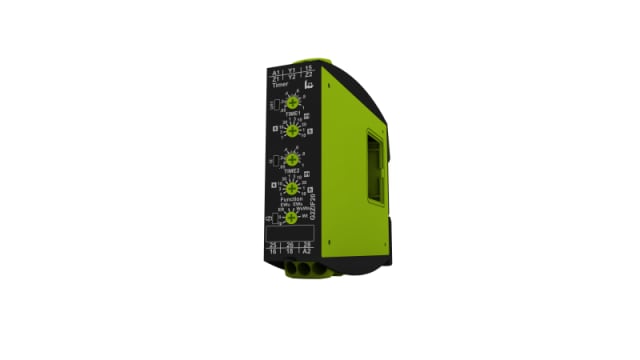 Gamma Series DIN Rail Mount Timer Relay, 12 → 400V ac, 2-Contact, 100h, 7-Function, DPDT | G2ZIF20