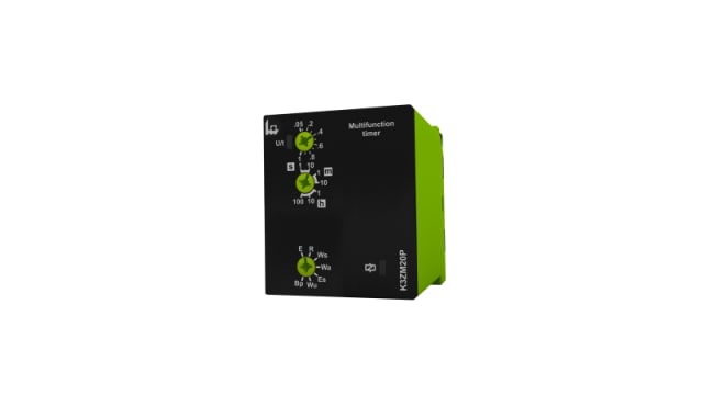 Gamma Series Plug In Timer Relay, 12 → 240V ac/dc, 2-Contact, 100h, 7-Function, DPDT | K3ZM20P 12-240V AC/DC