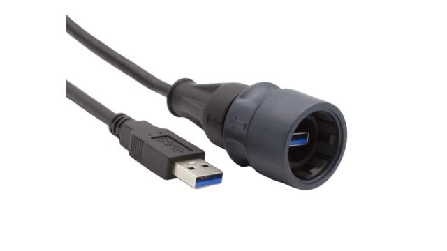 Bulgin USB 3.0, Male USB to Male USB, 1.5 → 480Mbps, 2m | PXP6040/AA3/2M00