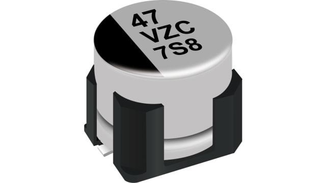 Panasonic 82μF Hybrid, Polymer Aluminium Capacitors 63V dc, Surface Mount - EEHZC1J820P | EEHZC1J820P