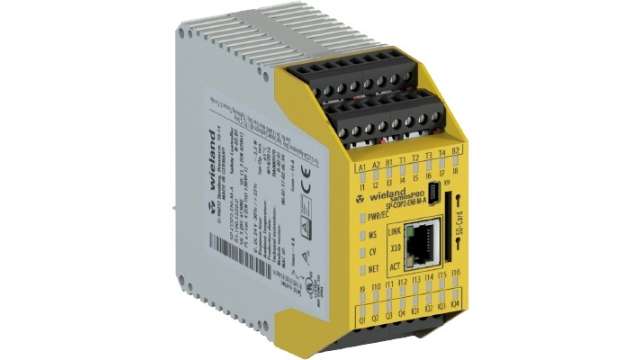 Wieland R1 Series Safety Controller, 16 Safety Inputs, 8 Safety Outputs, 30 V | R1.190.1350.0