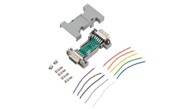 L-Com D-Sub Adapter 9-Way D-Sub to Male Male 9-Way D-Sub Female Female | DJB9MF