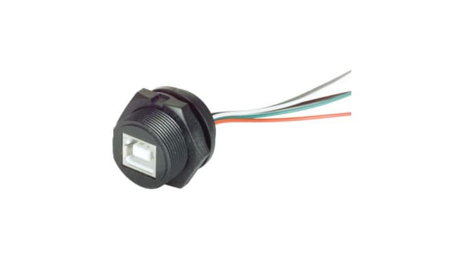 L-Com Straight Female- 1 Port Type USB Type B USB Connector 2 | WPUSBBF