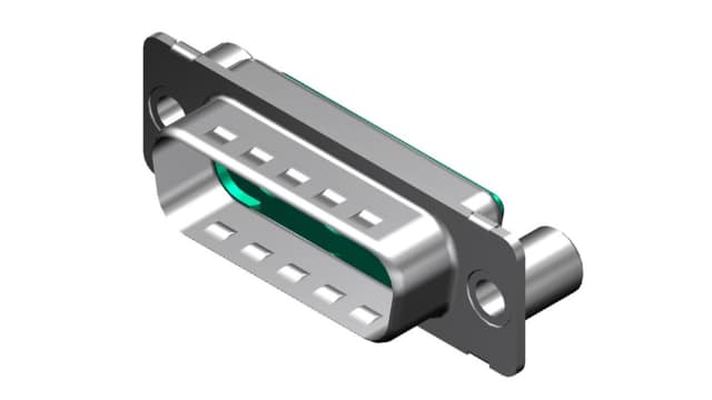 FCT from Molex 1731 Series Steel Straight D-Sub Backshell, 3 Way | 173107-0664