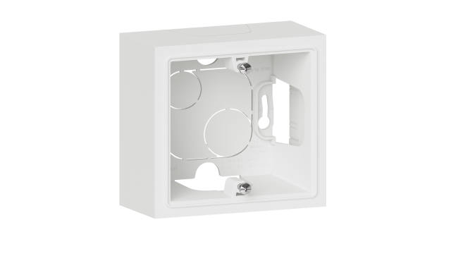 Legrand 6000 White White Aluminium Back Box, IP44, Flush Mount, 1 Gangs 88 mm 48.5 mm | 600041