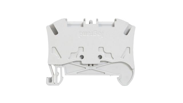 Legrand 037261 0372 Series DIN Rail Terminal Block White, 4 mm², 1-Level, Screw | 037261