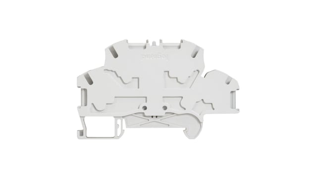 Legrand 037267 0372 Series DIN Rail Terminal Block White, 4 mm², 2-Level, Screw | 037267