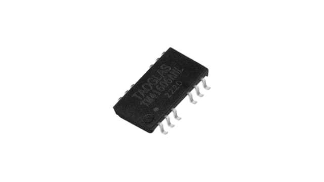 Taoglas Surface LAN Ethernet Transformer 12.7 mm 2.29 mm | TM41606ANL