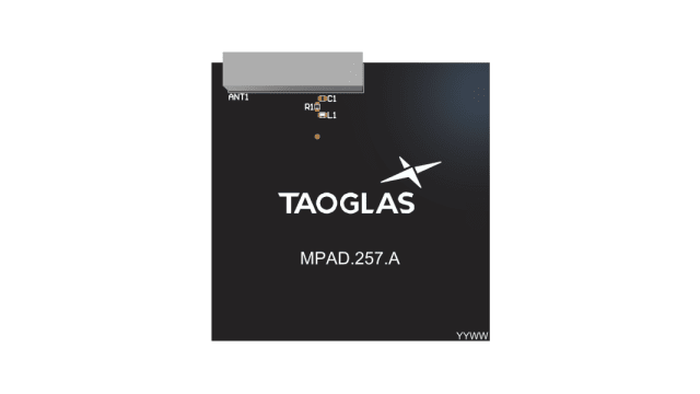 Taoglas Evaluation Board Stamp Metal PIFA Antenna Bluetooth Evaluation Board for MPA.257.A 125GHz MPAD.257.A | MPAD.257.A