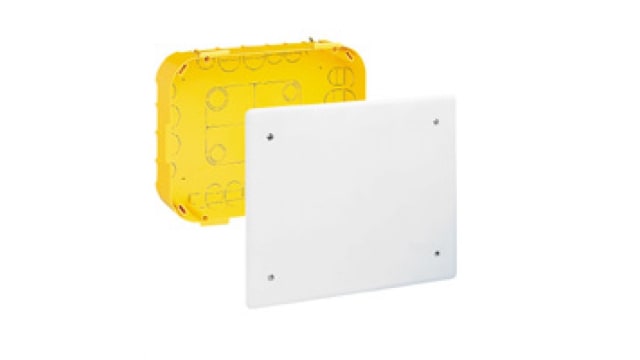 Legrand Polypropylene Adaptable Box 160 mm x 105 mm x 160 mm with 10 Knockouts, Size:25 mm Knockout Size | 0 893 73