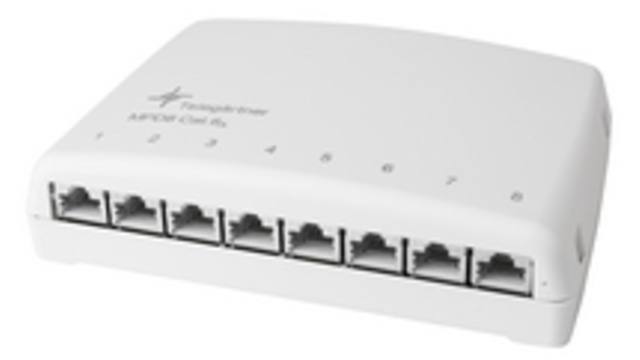 Telegartner MPD6 Cat6a Series 8 Port RJ45 Mini Patch Panel FTP White | J02021A0030