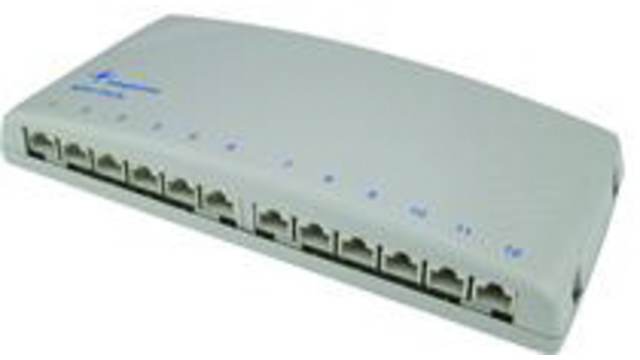 Telegartner MPD6 Cat6a Series 12 Port RJ45 Mini Patch Panel UTP White | J02022A0052