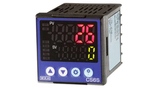 WIKA Panel Mount PID Temperature Controller, 48 x 96mm Relay, 24 V ac/dc, 100 → 240 V ac Supply Voltage | 14174707