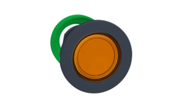 Schneider Electric Orange Pilot Light Head, 30 mm Cutout Harmony XB5 Series | ZB5FV053