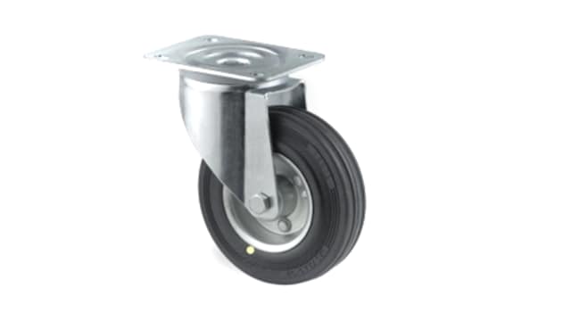 Tente Swivel Castor Wheel, 70kg Capacity, 100mm Wheel | 3470DYR100P62