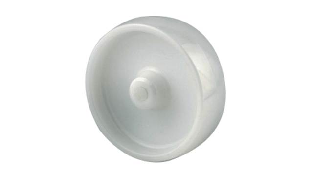 Tente White Polyamide Low Roll Resistence Trolley Wheel, 500 kg | UOO160x40-Ø20