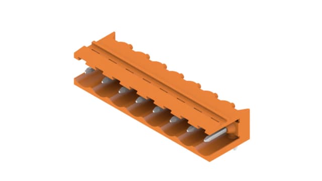 Weidmuller, 5.08mm Pitch, SL, 8 Way, Right Angle, Pluggable Terminal Block, Header, Through Hole, Solder Termination, | 1146850000
