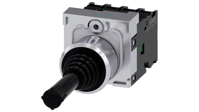 Siemens 4-Axis Joystick Switch Round, Momentary, IP65, IP67 500V | 3SU1150-7AF88-1QA0