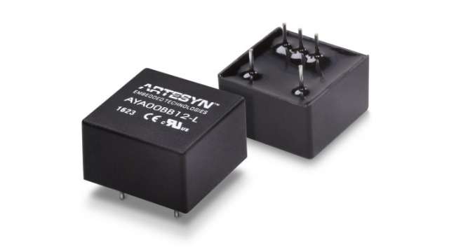 Artesyn AYA DC-DC Converter, ±15V dc/ 60mA Output, 4.5 → 10 V dc Input, 2W, Through Hole, +85°C Max Temp -40°C | AYA00CC05-L
