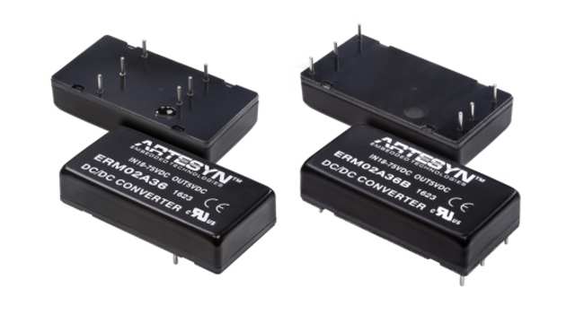 Artesyn ERM DC-DC Converter, 15V dc/ 670mA Output, 18 → 75 V dc Input, 10W, Through Hole, +85°C Max Temp -40°C | ERM00C36B