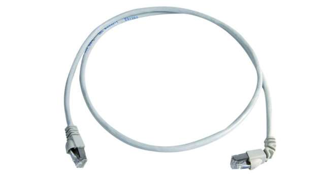 Telegartner, 0.5 m Cat6a Ethernet Cable, Grey, Shielded Screened Low Smoke Zero Halogen Sheath | L00000A0189