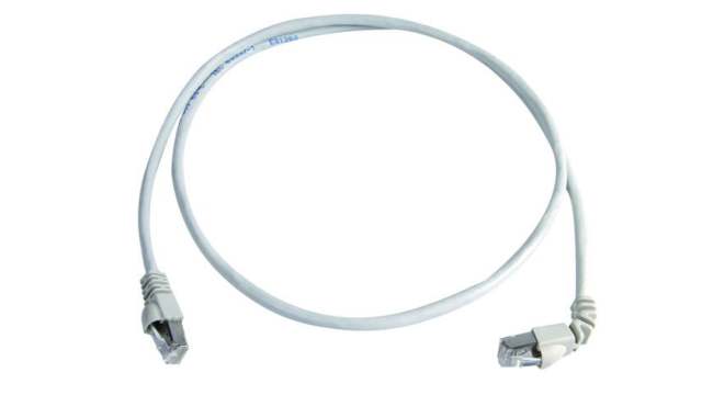 Telegartner, 0.5 m Cat6a Ethernet Cable, White, Shielded Screened Low Smoke Zero Halogen Sheath | L00000A0203