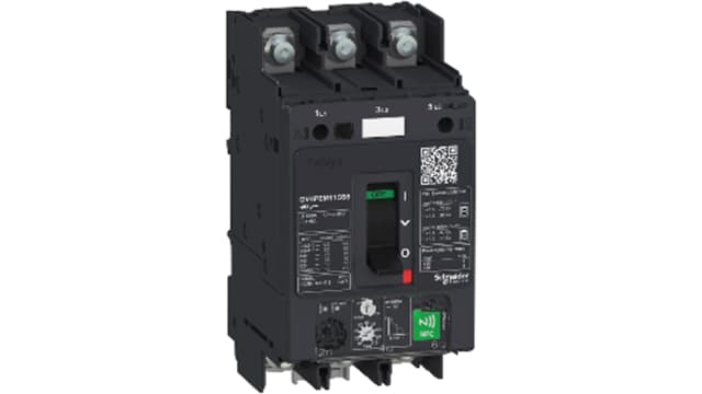 Schneider Electric TeSys Thermal Circuit Breaker - TeSyS GV 3 Pole 690V ac Voltage Rating, 80A Current Rating | GV4PEM80N6