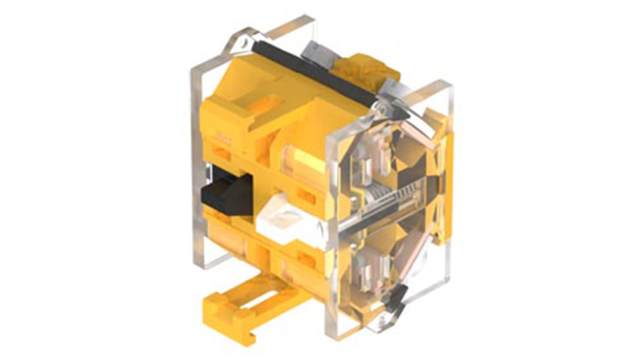 EAO Contact Block for Use with Series 04 Switches, 500V ac, 1CO | 704.901.4