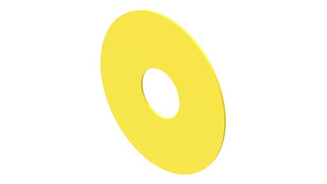 EAO Emergency Stop Legend for Use with 61 Series Push Button | 61-9970.0