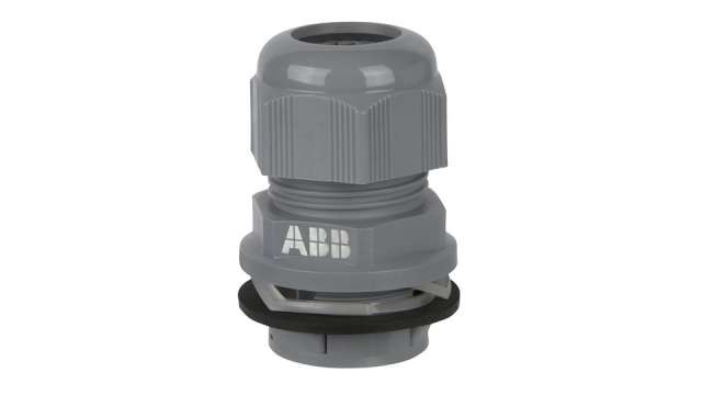ABB NPG Series Black Nylon Cable Gland, M32 Thread, 15mm min., 21mm max. | 7TCA303070R0004  NPG-M321B