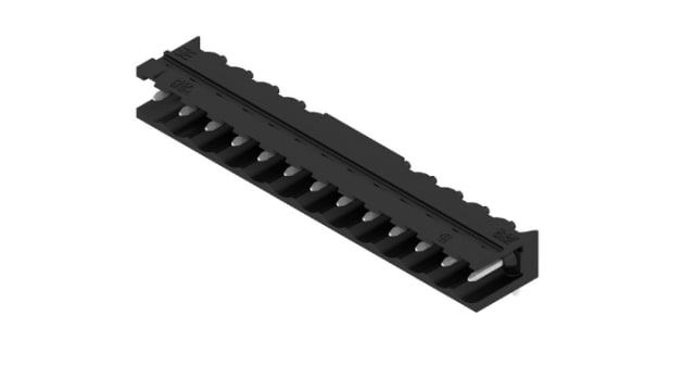 Weidmuller, 5.08mm Pitch, SL, 13 Way, , Pluggable Terminal Block, Header, Through Hole, Solder Termination, 1780060000 | 1780060000