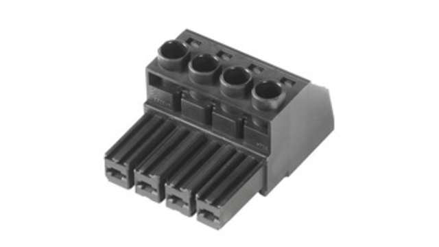 Weidmuller, 7.62mm Pitch, BVZ, 7 Way, Right Angle, Pluggable Terminal Block, Plug, Through Hole, Screw Termination, | 1929980000