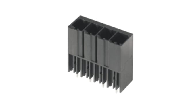 Weidmuller, 7.62mm Pitch, SV, 4 Way, , PCB Connector, Header, Through Hole, Solder Termination, 1930620000 | 1930620000