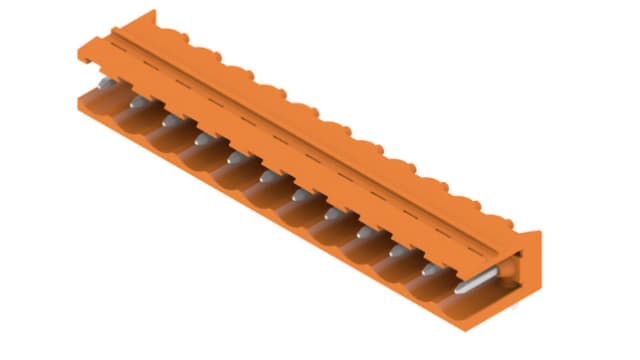Weidmuller, 5.08mm Pitch, SL, 12 Way, Right Angle, Pluggable Terminal Block, Header, Through Hole, Solder Termination, | 1146940000