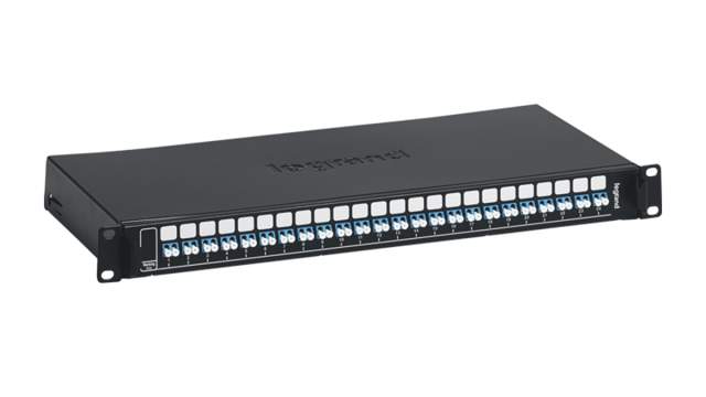Legrand 24 Port LC, Duplex Fibre Optic Patch Panel With 24 Ports Populated, 1 U | 0 321 62