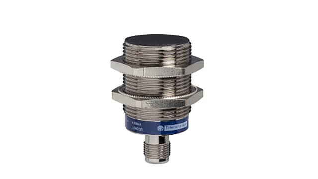 Telemecanique Sensors Inductive Threaded Barrel Proximity Sensor, M30, 15 mm Detection, 2-Wire NO, 12 → 48 V dc | XS630B1DAM12