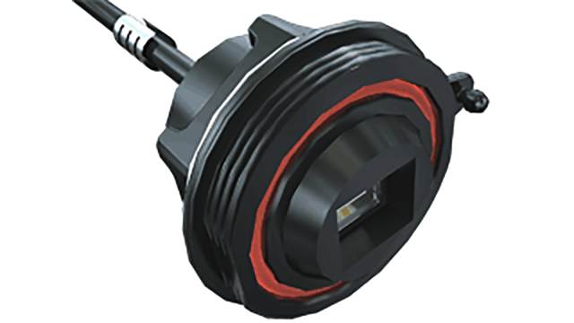 Samtec Straight, Panel Female- 1 Port Type USB Type A IP68 USB Connector | SCRUS-17-G-00.25-AMS-AM