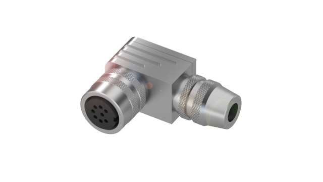 BALLUFF, BCC00UP 8 Pole Right Angle M16 DIN Connector, 5A, 60 V ac/dc IP67, Screw Female | BKS-S 33M-00