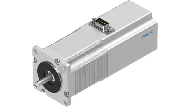Festo EMMS Series Hybrid Stepper Motor 48 V, 1.4 Nm Torque, 1.8 °, 6.35 mm Shaft | EMMS-ST-57-M-SB-G2