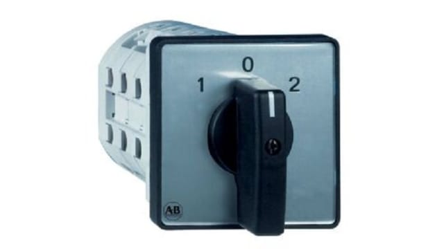 Allen Bradley Guardmaster, 1P 2 Position 45° Control/Load Cam Switch, 600V ac, 12A | 194L-E12-2251