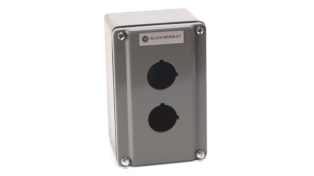 Allen Bradley Grey Plastic 800T Push Button Enclosure - 4 Hole 30 mm Diameter | 800T-4TZ