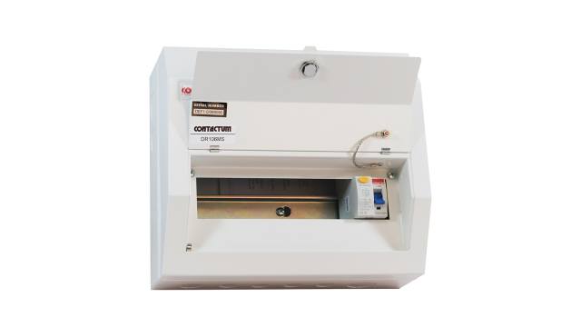 Contactum 10 Steel Consumer Unit, 80 A, BS EN 61439-3 Defender | DR108MS