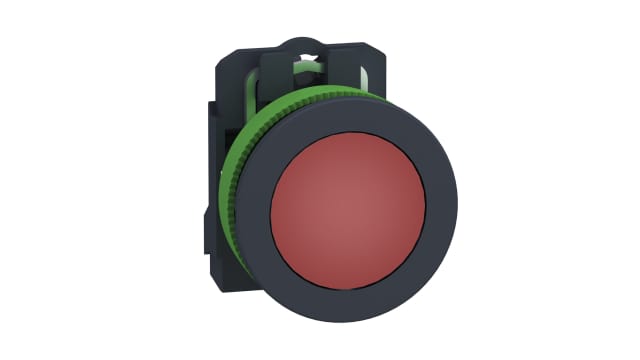 Schneider Electric, Harmony, Flush Mount Red Universal LED Pilot Light, 30mm Cutout, Round, 19.2 → 30 V dc, 21.6 | XB5FVB4