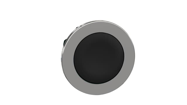 Schneider Electric ZB4 Series Black Momentary Push Button Head, 30 mm Cutout, IP66, IP67, IP69K | ZB4FA2