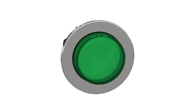 Schneider Electric, Harmony Green Pilot Light Head, Round | ZB4FW133
