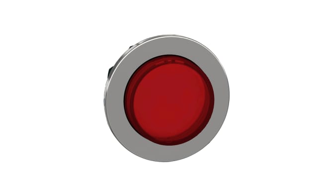 Schneider Electric, Harmony Red Pilot Light Head, Round | ZB4FW143