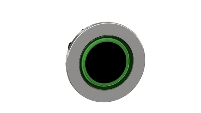 Schneider Electric ZB4 Series Green Spring Return Push Button Head, 30 mm Cutout, IP69K, IP67, IP66 | ZB4FW933