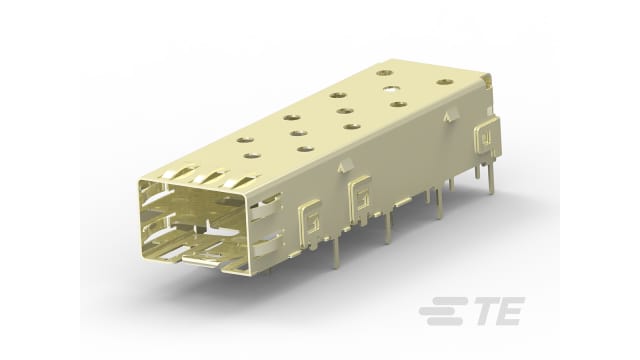 TE Connectivity SFP Cage Assembly for SFP MSA compliant transceivers | 2227303-1