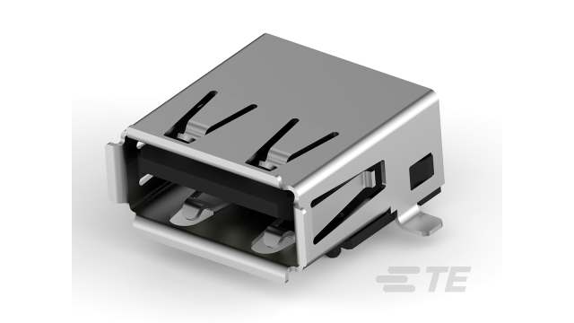 TE Connectivity Right Angle, Surface Female- 1 Port Type USB Type A USB Connector USB 2.0 | 292303-9