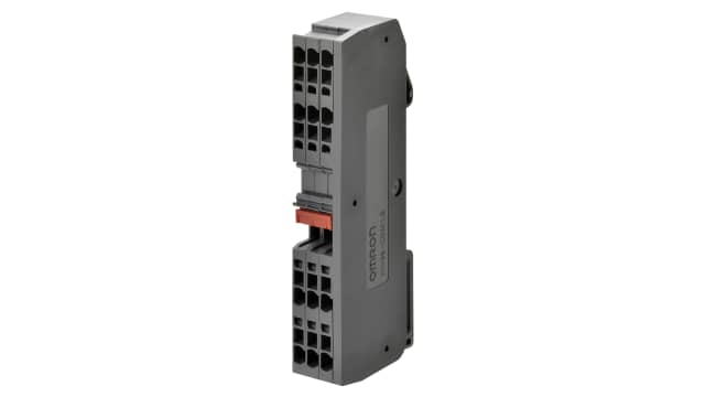 Omron XW6T-COM1.5X20RD XW6T Series DIN Rail Terminal Block Red, Screw | XW6T-COM1.5X20RD